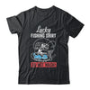 Grandpa Papa Dad Fishing For Men Lucky Fishing Funny T-Shirt & Hoodie | Teecentury.com