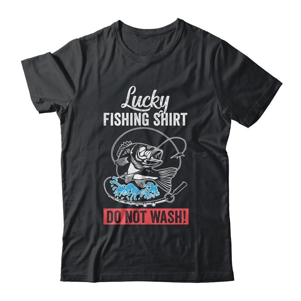 Grandpa Papa Dad Fishing For Men Lucky Fishing Funny T-Shirt & Hoodie | Teecentury.com