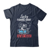 Grandpa Papa Dad Fishing For Men Lucky Fishing Funny T-Shirt & Hoodie | Teecentury.com