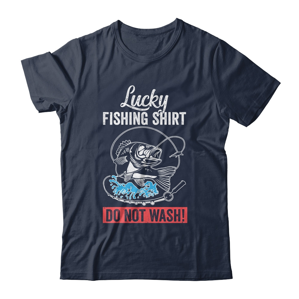 Grandpa Papa Dad Fishing For Men Lucky Fishing Funny T-Shirt & Hoodie | Teecentury.com