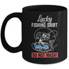Grandpa Papa Dad Fishing For Men Lucky Fishing Funny Mug Coffee Mug | Teecentury.com
