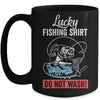 Grandpa Papa Dad Fishing For Men Lucky Fishing Funny Mug Coffee Mug | Teecentury.com