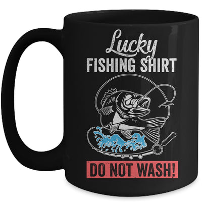 Grandpa Papa Dad Fishing For Men Lucky Fishing Funny Mug Coffee Mug | Teecentury.com
