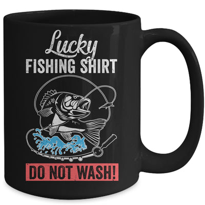 Grandpa Papa Dad Fishing For Men Lucky Fishing Funny Mug Coffee Mug | Teecentury.com