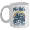 Grandpa Pontoon Captain Funny Boating Boat Lake Fathers Day Mug Coffee Mug | Teecentury.com