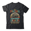 Grandpa Pontoon Captain Funny Lake Boat Boating Lake Fathers Day T-Shirt & Hoodie | Teecentury.com