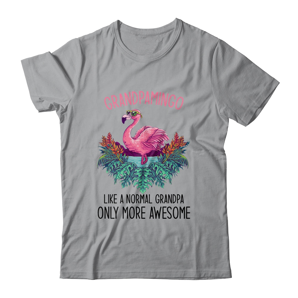 Grandpamingo Like A Grandpa Only Awesome Flamingo T-Shirt & Hoodie | Teecentury.com