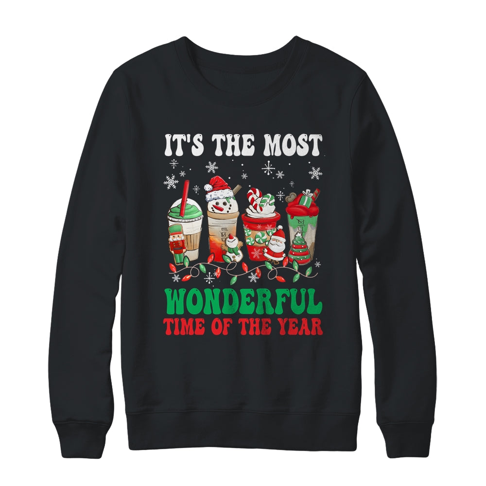 Groovy Christmas It's The Most Wonderful Time Of The Year Shirt & Sweatshirt | teecentury