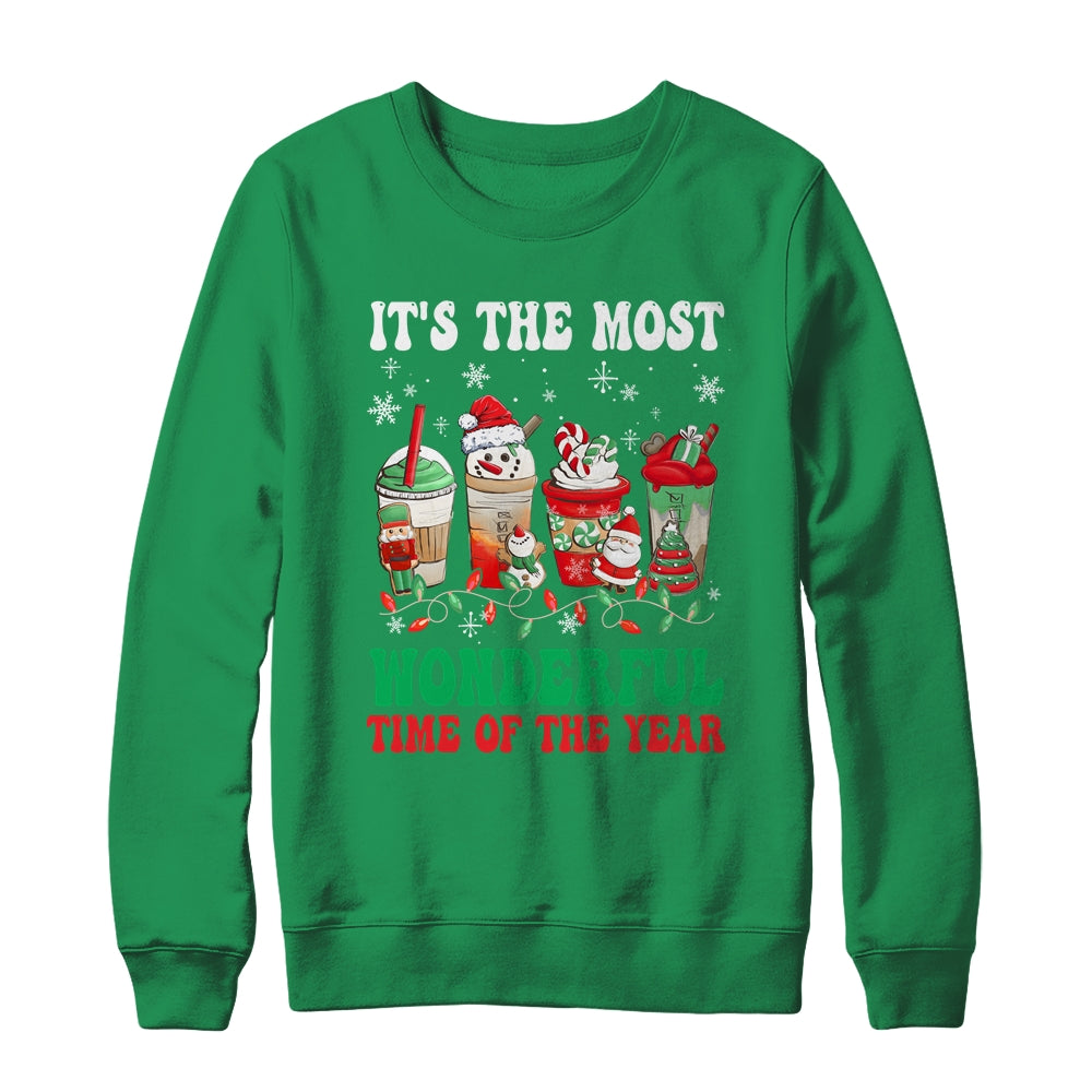 Groovy Christmas It's The Most Wonderful Time Of The Year Shirt & Sweatshirt | teecentury