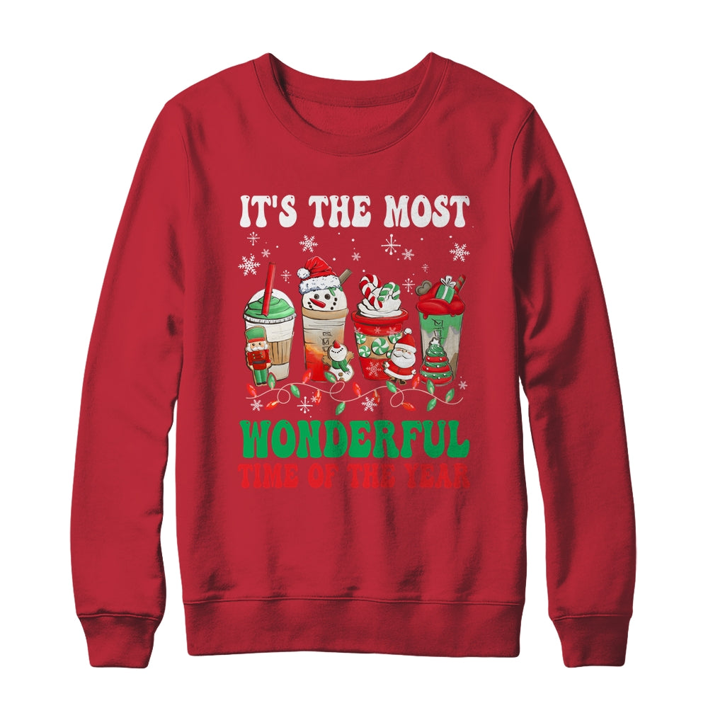 Groovy Christmas It's The Most Wonderful Time Of The Year Shirt & Sweatshirt | teecentury