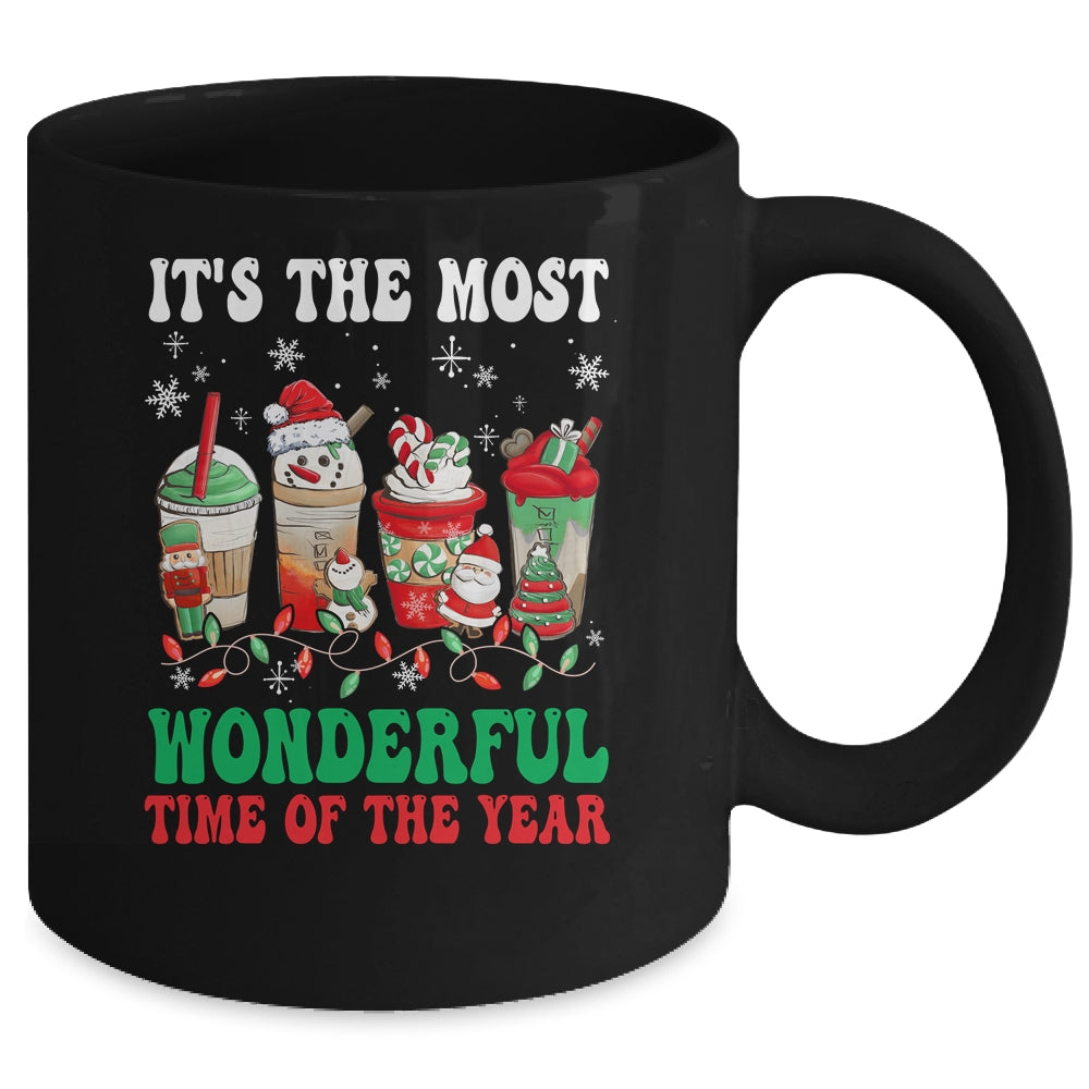 Groovy Christmas It's The Most Wonderful Time Of The Year Mug | teecentury