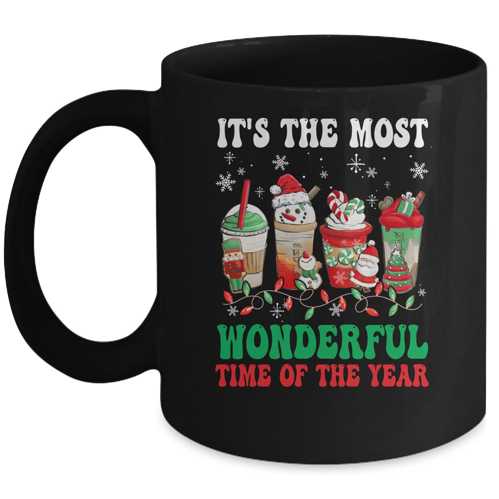 Groovy Christmas It's The Most Wonderful Time Of The Year Mug | teecentury