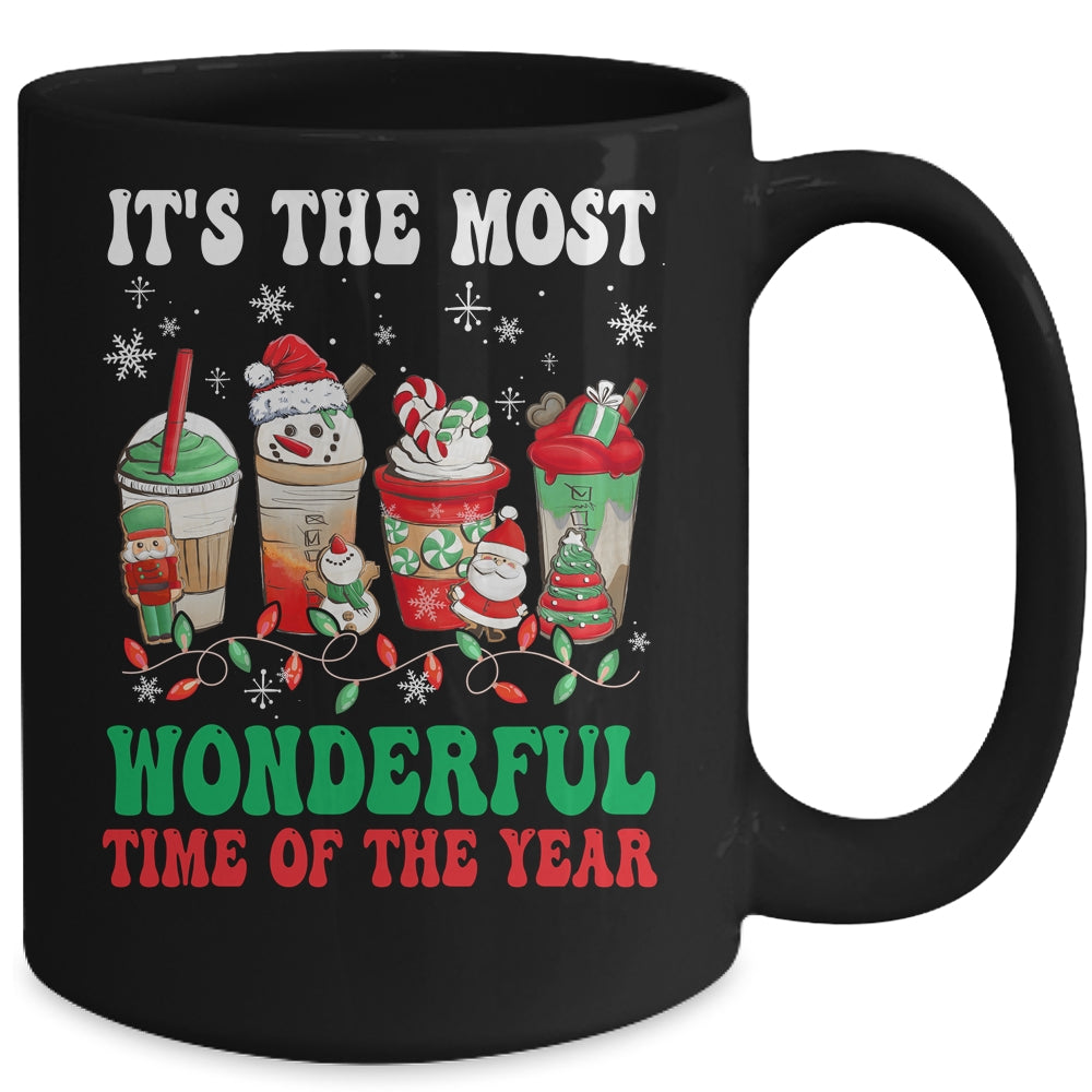 Groovy Christmas It's The Most Wonderful Time Of The Year Mug | teecentury
