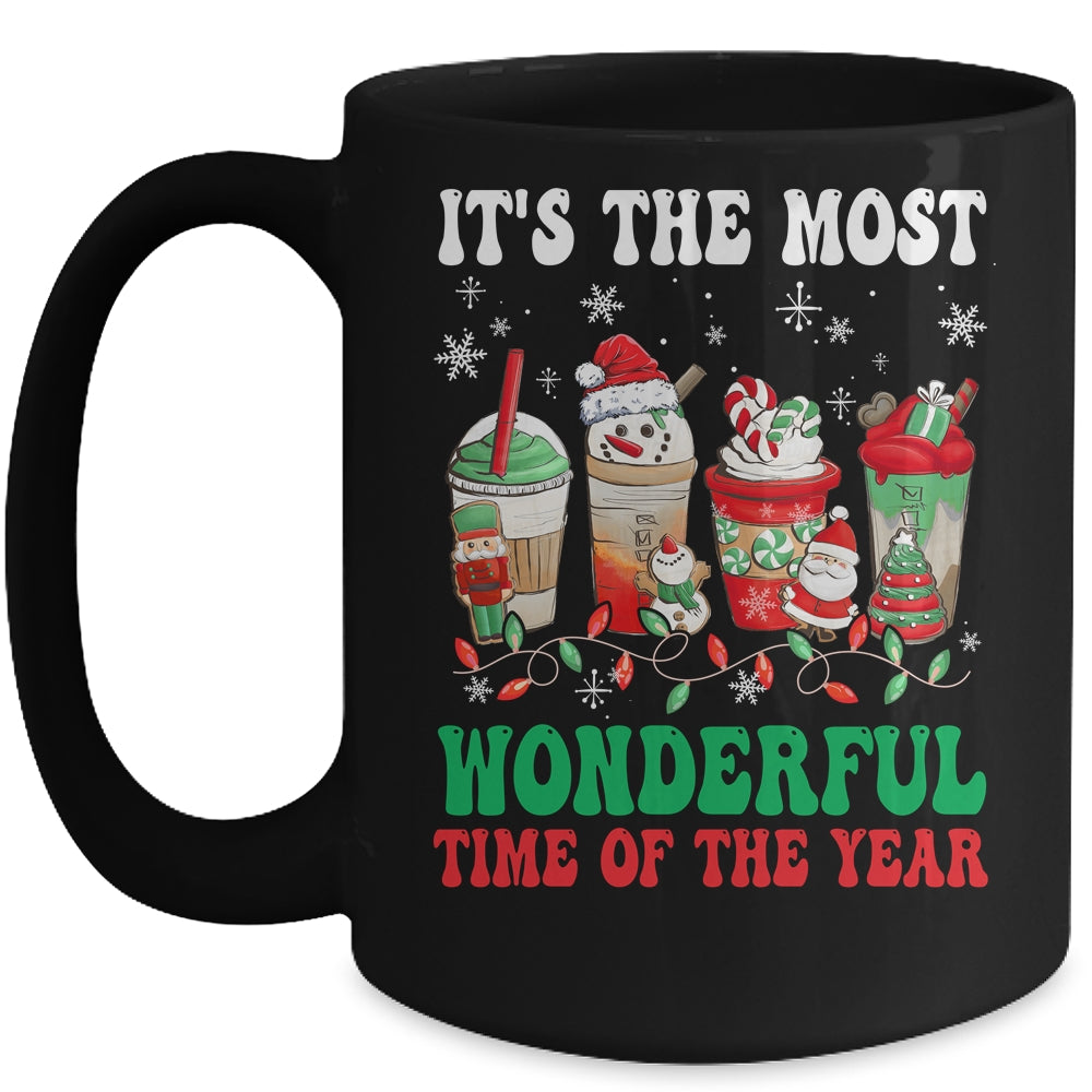 Groovy Christmas It's The Most Wonderful Time Of The Year Mug | teecentury
