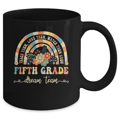 Groovy Fifth Grade Dream Team Retro Back To School Teachers Mug | teecentury