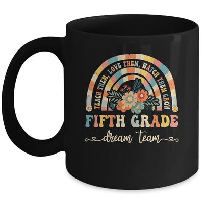 Groovy Fifth Grade Dream Team Retro Back To School Teachers Mug | teecentury