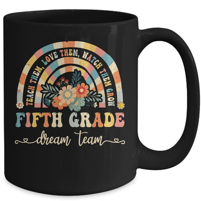 Groovy Fifth Grade Dream Team Retro Back To School Teachers Mug | teecentury