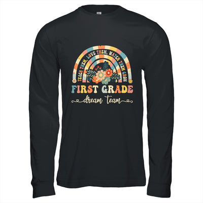 Groovy First Grade Dream Team Retro Back To School Teachers Shirt & Hoodie | teecentury