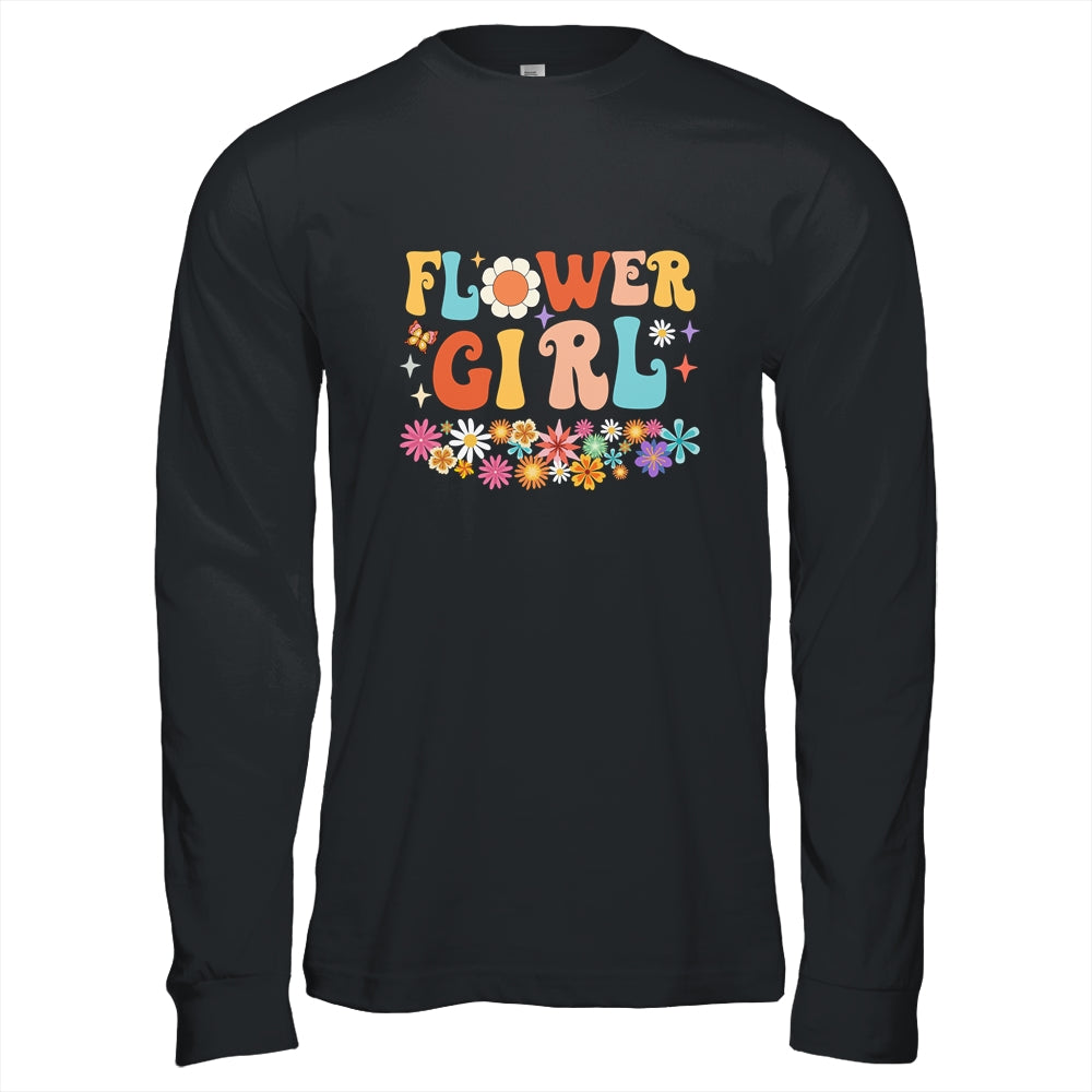 Groovy Flower Girl A Bridesmaid Proposal Flower Girl Shirt & Hoodie | teecentury