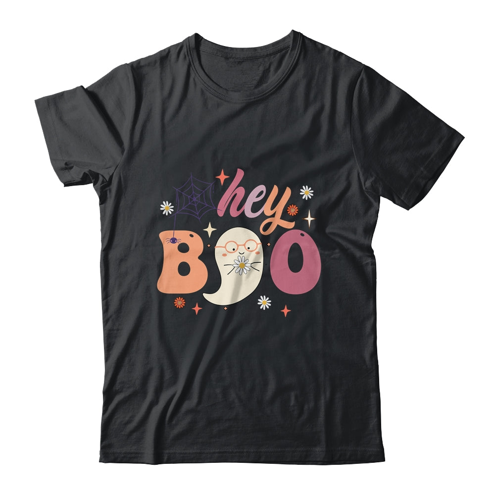 Groovy Ghost Halloween Hey Boo Trendy Halloween Shirt & Hoodie | teecentury