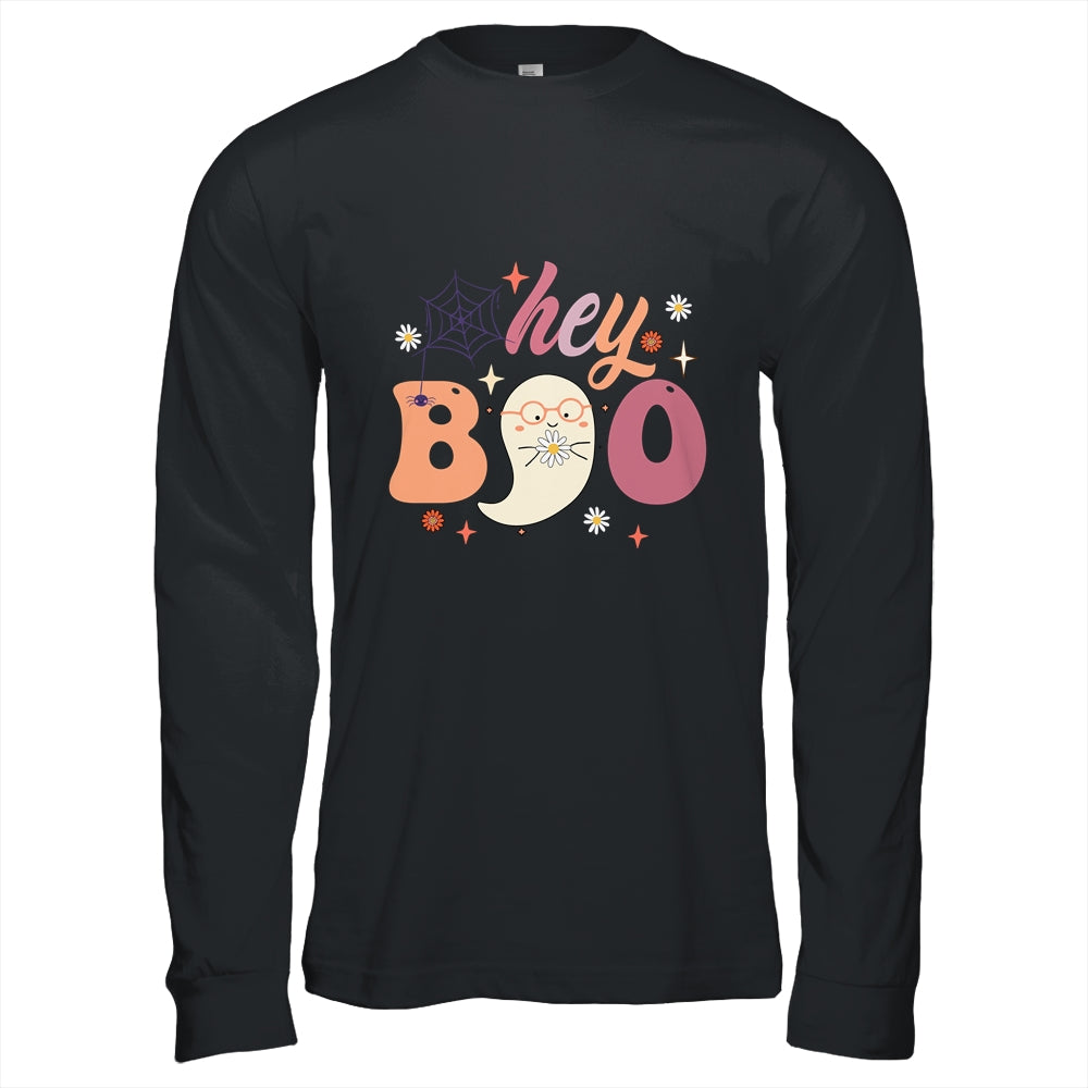Groovy Ghost Halloween Hey Boo Trendy Halloween Shirt & Hoodie | teecentury