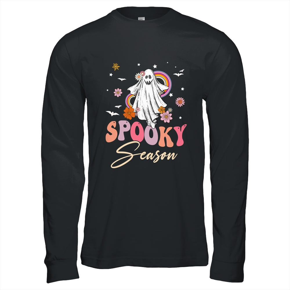 Groovy Ghost Spooky Season Funny Retro Halloween Costume Shirt & Hoodie | teecentury