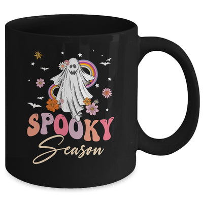 Groovy Ghost Spooky Season Funny Retro Halloween Costume Mug | teecentury