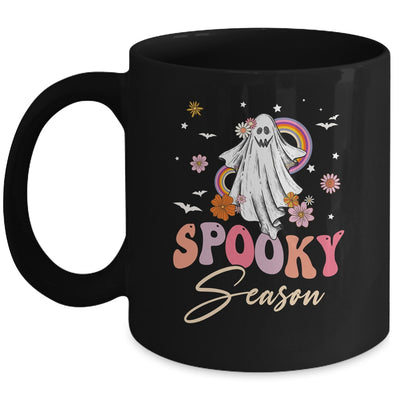 Groovy Ghost Spooky Season Funny Retro Halloween Costume Mug | teecentury