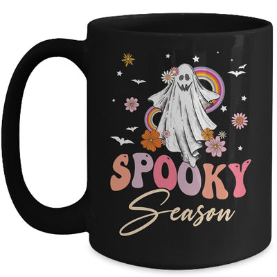 Groovy Ghost Spooky Season Funny Retro Halloween Costume Mug | teecentury