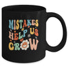 Groovy Growth Mindset Positive Retro Teachers Back To School Mug | teecentury