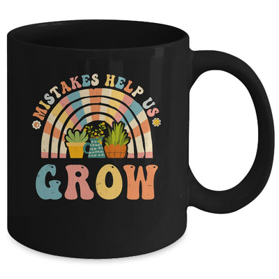 Groovy Growth Mindset Positive Retro Teachers Back To School Mug | teecentury