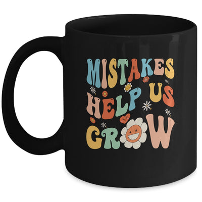 Groovy Growth Mindset Positive Retro Teachers Back To School Mug | teecentury