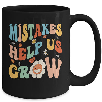 Groovy Growth Mindset Positive Retro Teachers Back To School Mug | teecentury