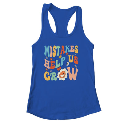 Groovy Growth Mindset Positive Retro Teachers Back To School Shirt & Tank Top | teecentury