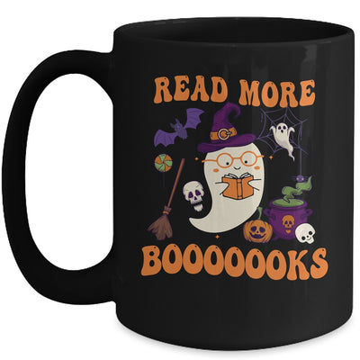 Groovy Halloween Read More Books Cute Boo Read A Book Mug | teecentury