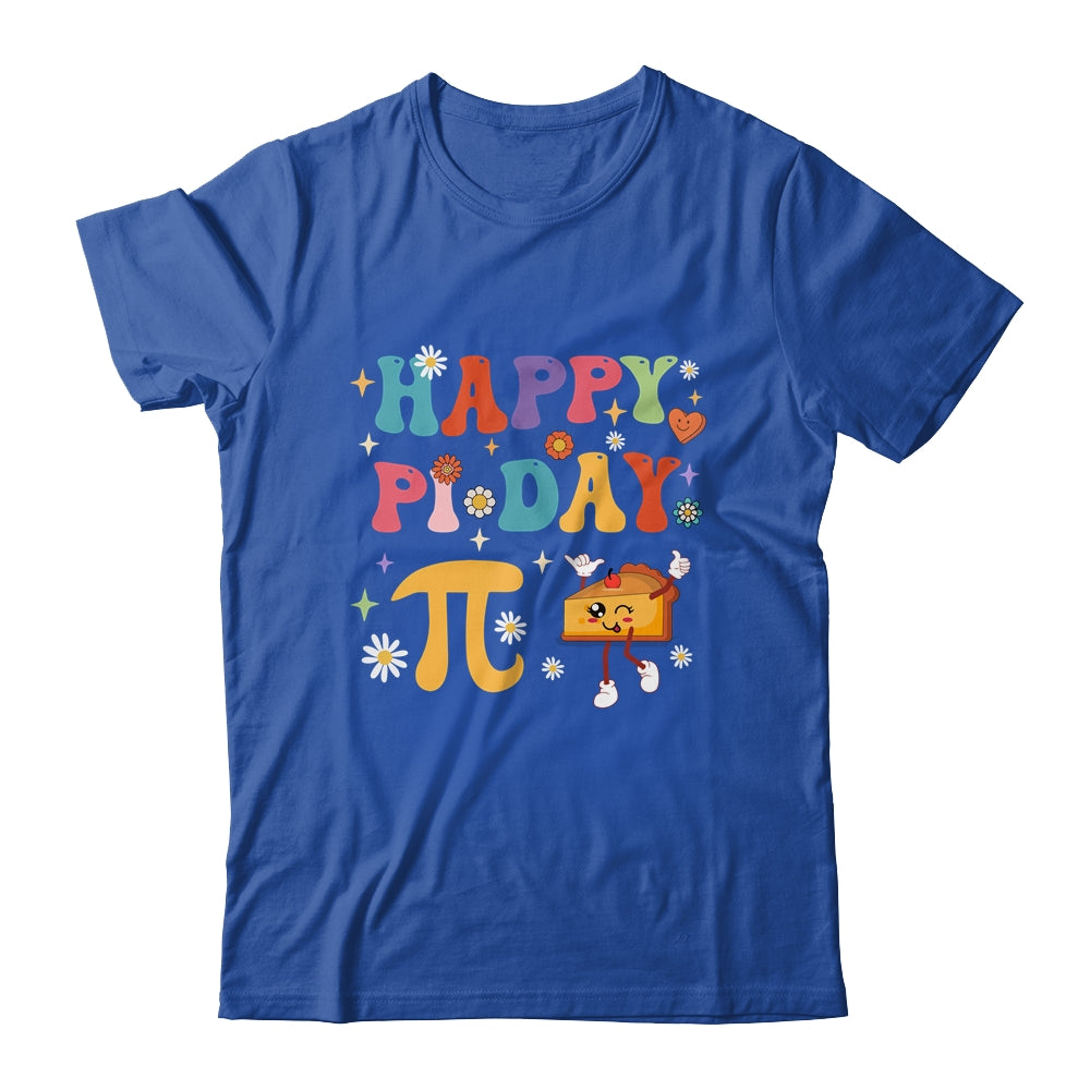 Groovy Happy Pi Day Mathematics Math Teacher Pi Day 314 Shirt