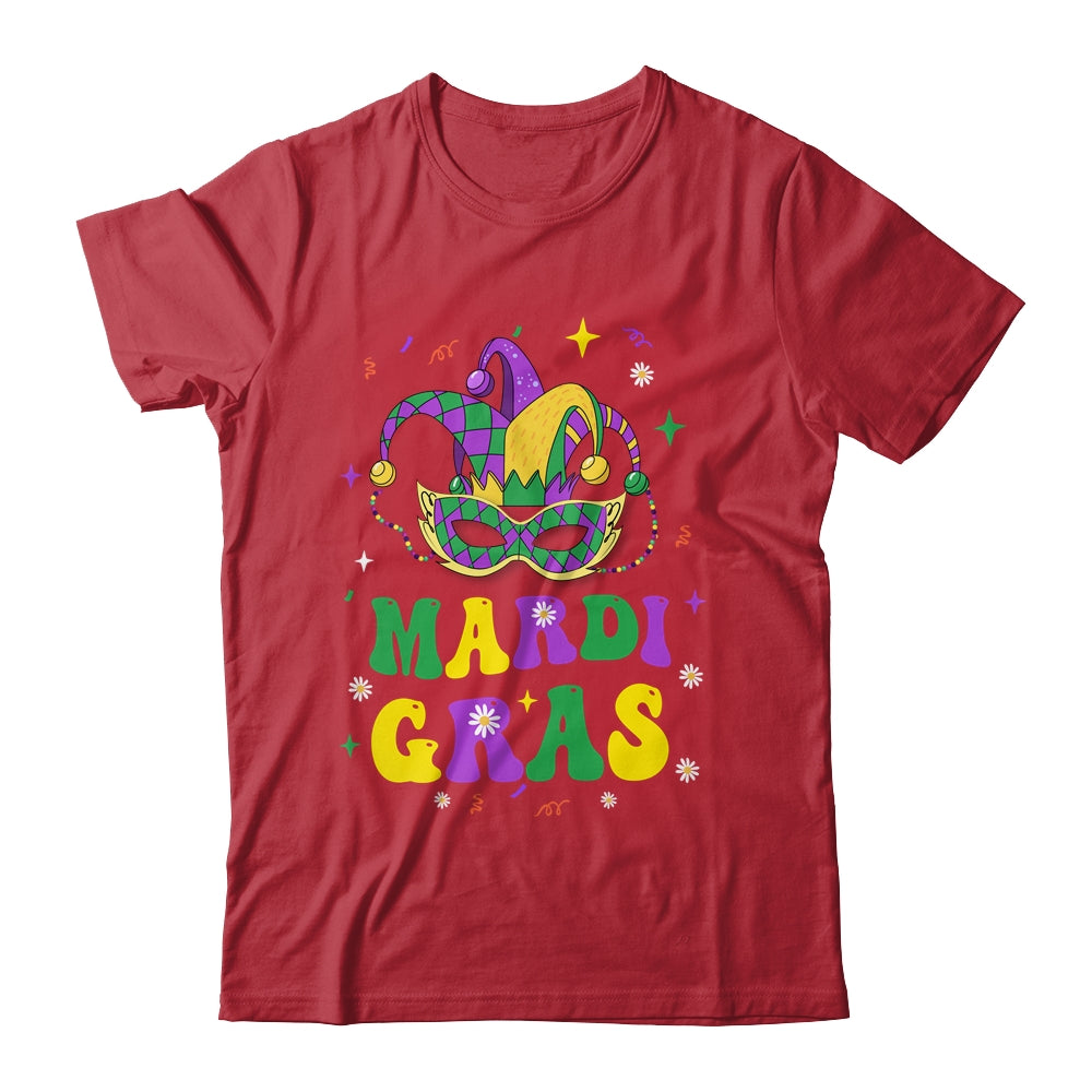 Groovy Mardi Gras Party Festival Kids Men Women Outfit Shirt & Tank Top | teecentury
