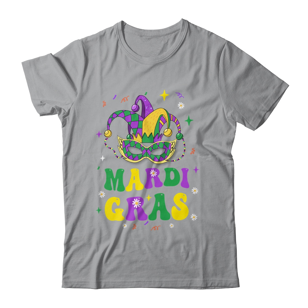 Groovy Mardi Gras Party Festival Kids Men Women Outfit Shirt & Tank Top | teecentury