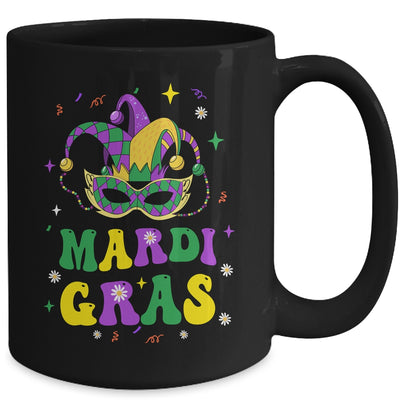 Groovy Mardi Gras Party Festival Kids Men Women Outfit Mug | teecentury