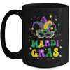 Groovy Mardi Gras Party Festival Kids Men Women Outfit Mug | teecentury