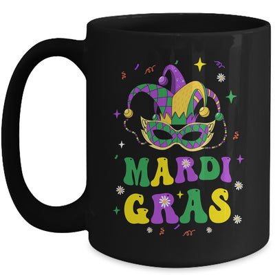 Groovy Mardi Gras Party Festival Kids Men Women Outfit Mug | teecentury