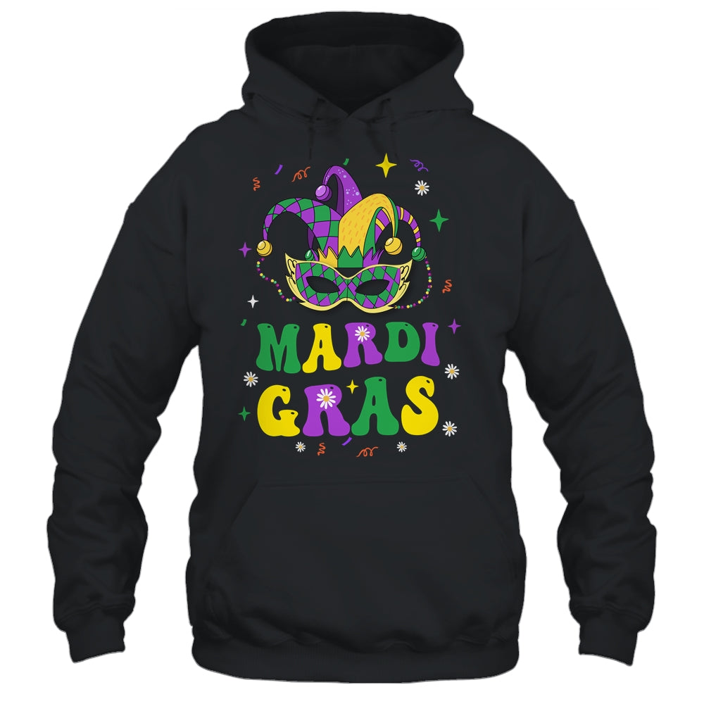 Groovy Mardi Gras Party Festival Kids Men Women Outfit Shirt & Tank Top | teecentury