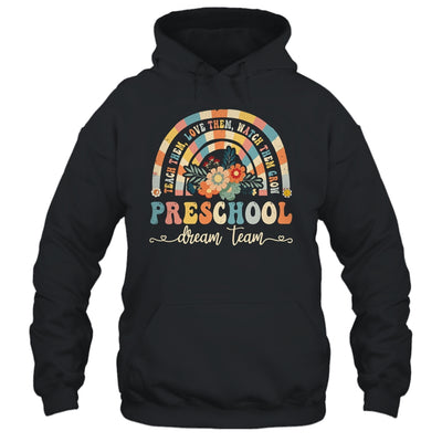 Groovy Preschool Dream Team Retro Back To School Teachers Shirt & Hoodie | teecentury