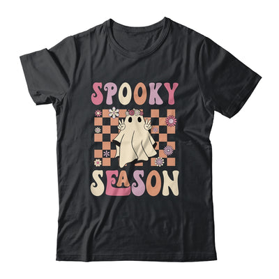 Groovy Retro Halloween Spooky Teacher Trick Or Teach Teacher Shirt & Hoodie | teecentury
