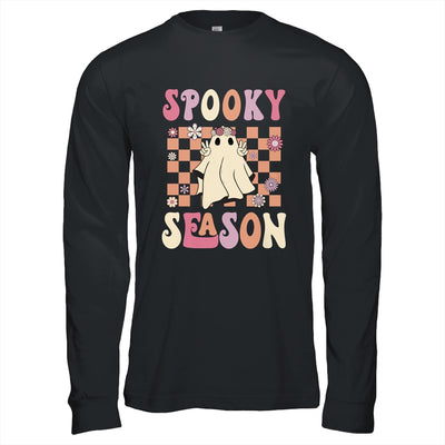 Groovy Retro Halloween Spooky Teacher Trick Or Teach Teacher Shirt & Hoodie | teecentury