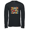 Groovy Retro Teach Love Inspire Back To School Shirt & Hoodie | teecentury