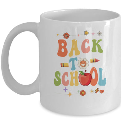 Groovy Teacher Grade Elementary Retro Welcome Back To School Mug | teecentury