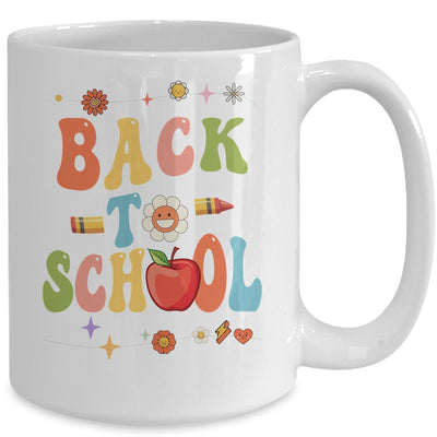 Groovy Teacher Grade Elementary Retro Welcome Back To School Mug | teecentury
