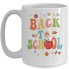 Groovy Teacher Grade Elementary Retro Welcome Back To School Mug | teecentury