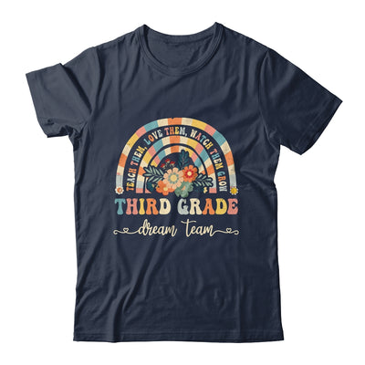 Groovy Third Grade Dream Team Retro Back To School Teachers Shirt & Hoodie | teecentury